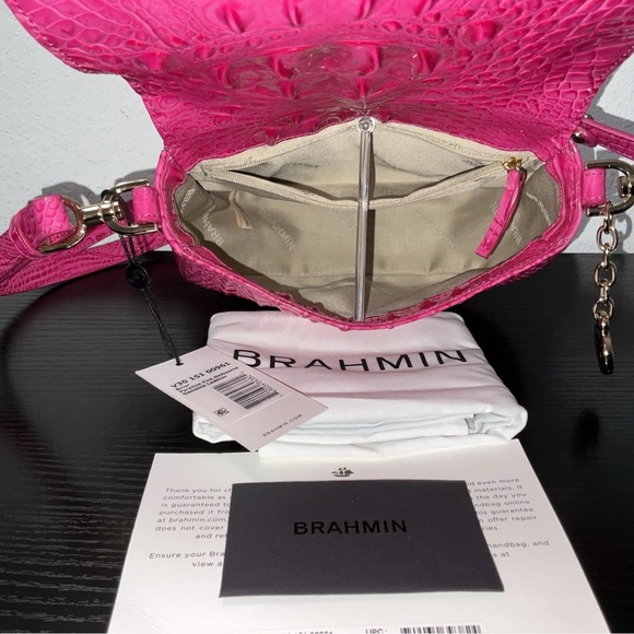 Brahmin Briar PARADISE PINK MELBOURNE Crossbody Shoulder Bag NWT - Picture 10 of 10